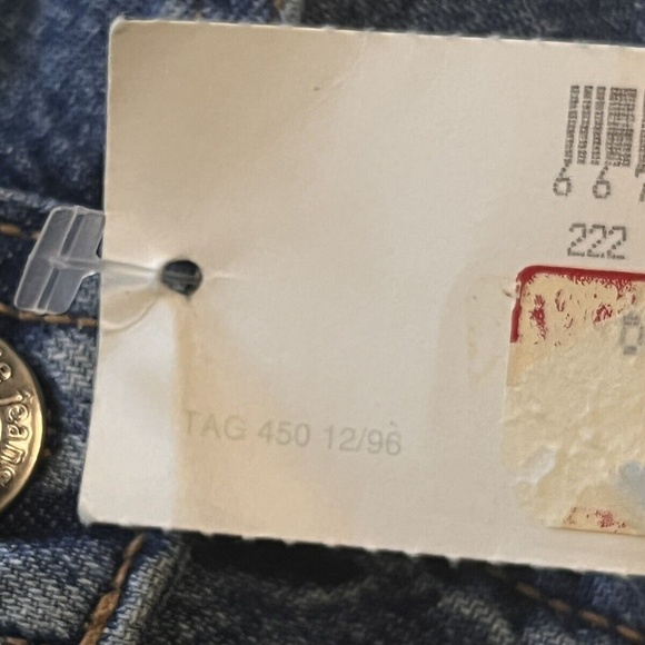 Vintage Late 90’s NWT Fragile Jeans Denim Long Duster Overcoat - Picture 12 of 13